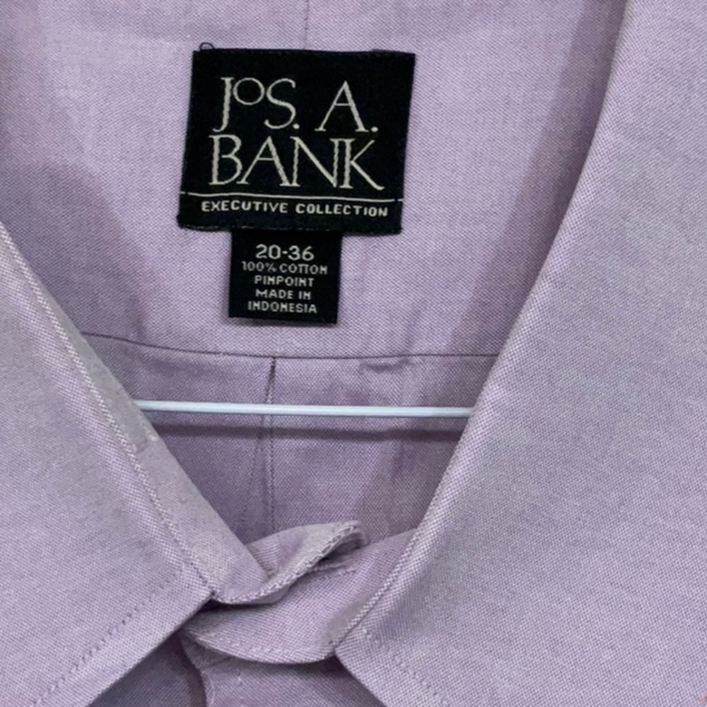 Jos A. Bank Purple Button Down, size 20-36